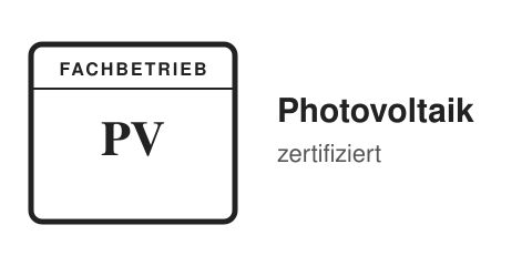 Fachbetrieb Photovoltaik